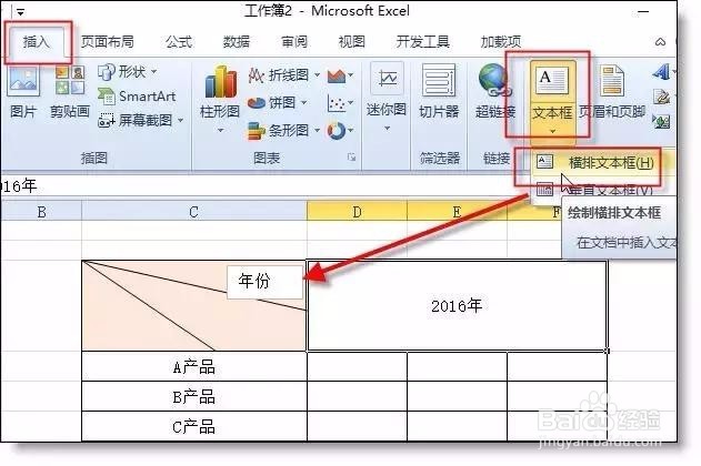 Excel中三栏表头怎么完美制作