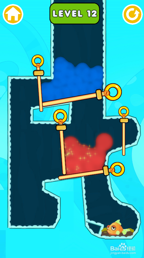 Fish Rescue Pull The Pin的Level 12如何通关