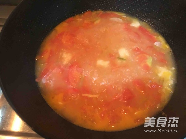 西红柿鸡蛋疙瘩汤