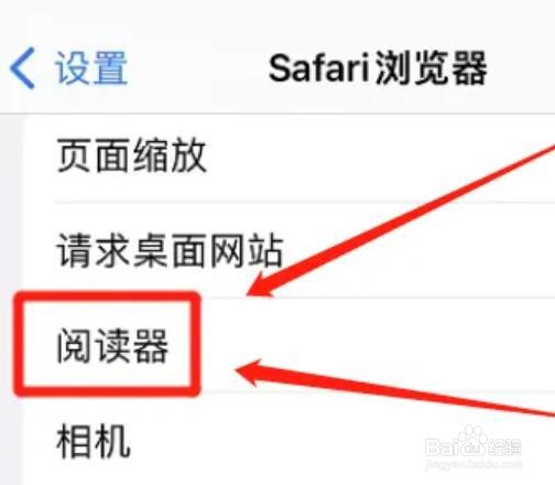 苹果怎么允许所有网站使用阅读器？