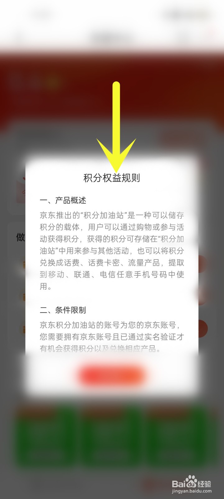 如何查看充值中心的积分权益规则内容？