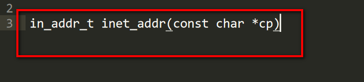inet_add的使用方法