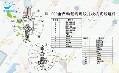 全自动裁线绕线扎线机