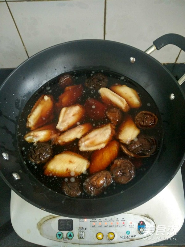 香菇可乐鸡翅