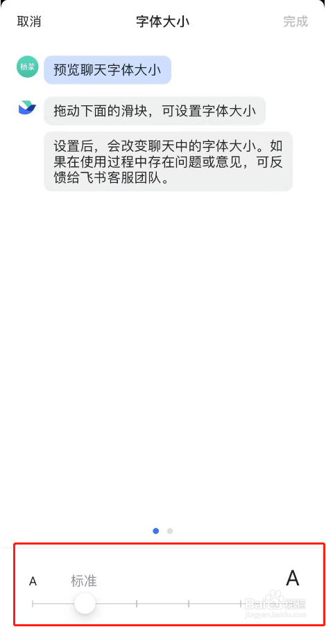 飞书APP怎么设置软件字体大小