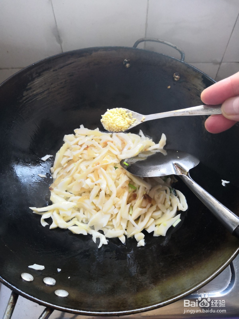肉条炒笋子的做法