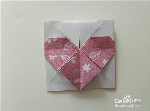 折纸----如何折扑克牌花色之方片、红桃？