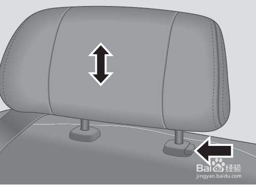 怎么把座椅头枕降下去