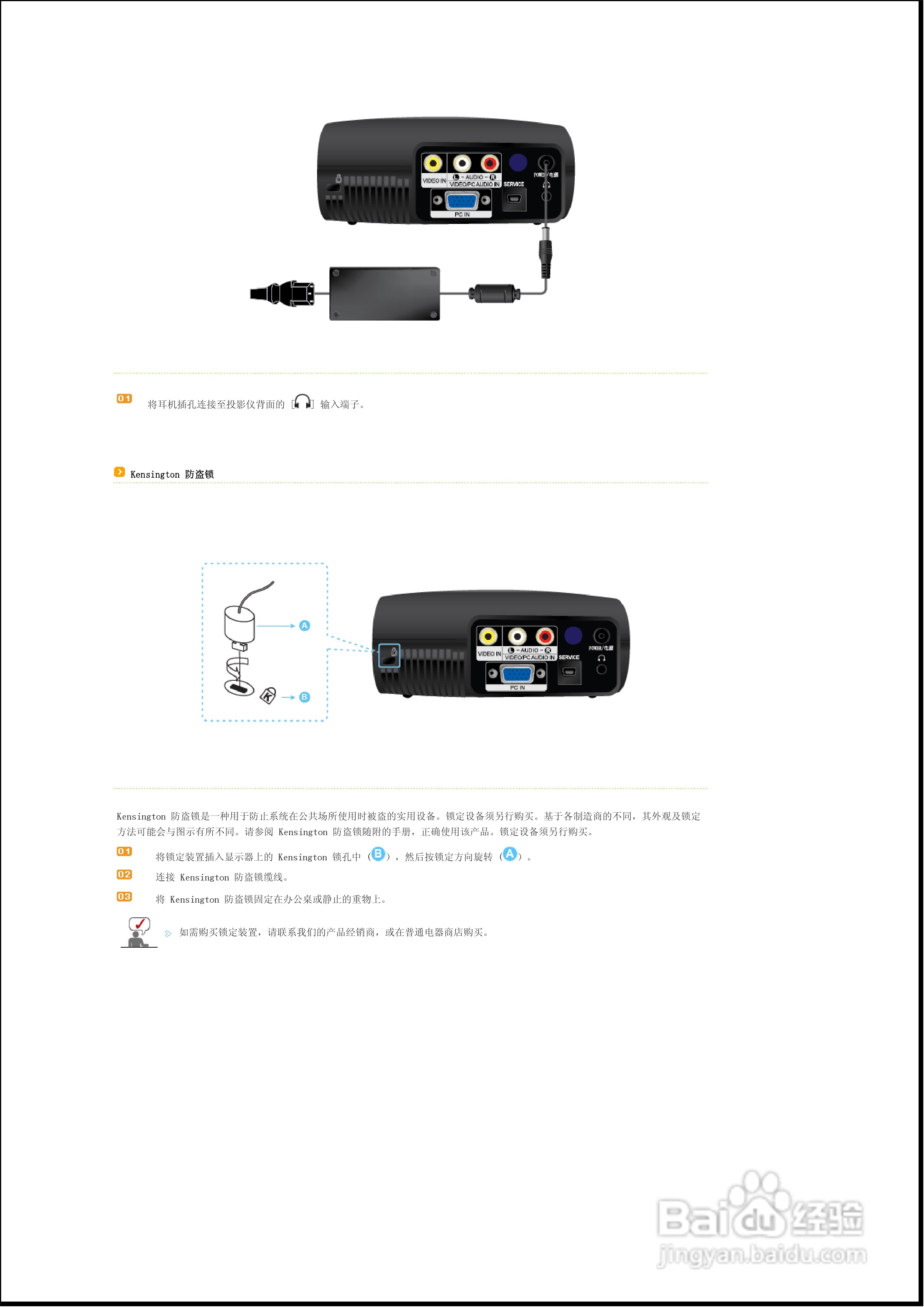 三星SP-P400B投影仪使用说明书:[2]