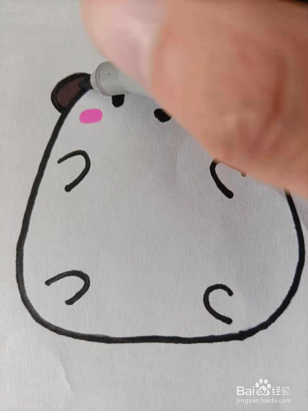 小熊的手账图案怎么画