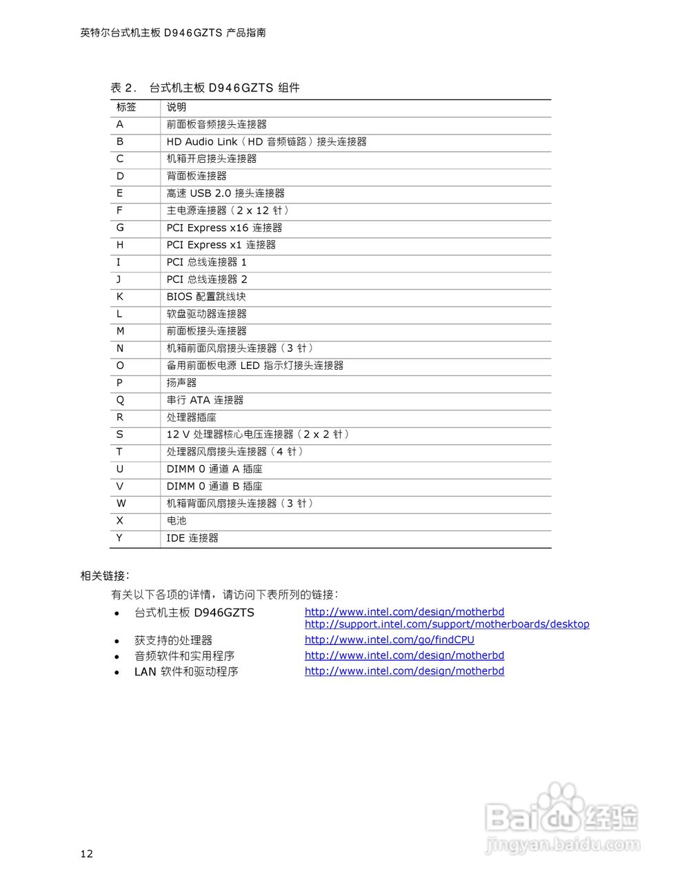英特尔D946GZTS型主板说明书:[2]