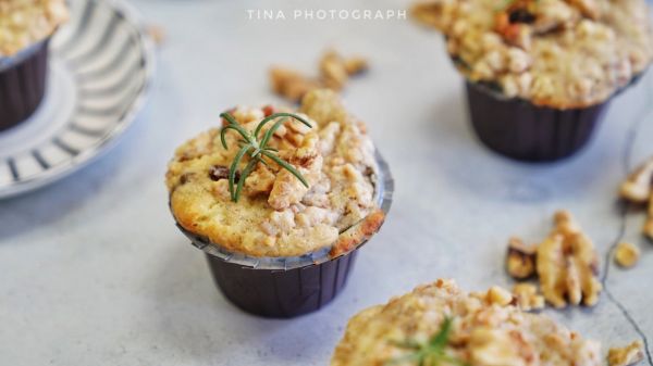 香蕉核桃玛芬蛋糕