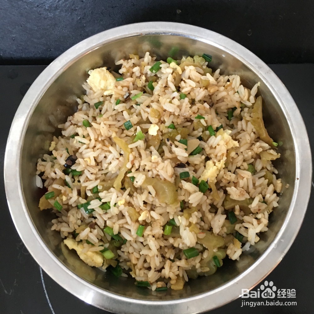 隔餐苦瓜怎么做炒饭？