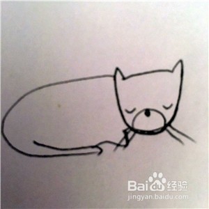 怎么画猫和老鼠的简笔画？