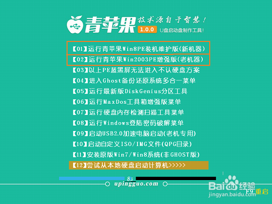 宏基4750G笔记本怎么用青苹果U盘装win10