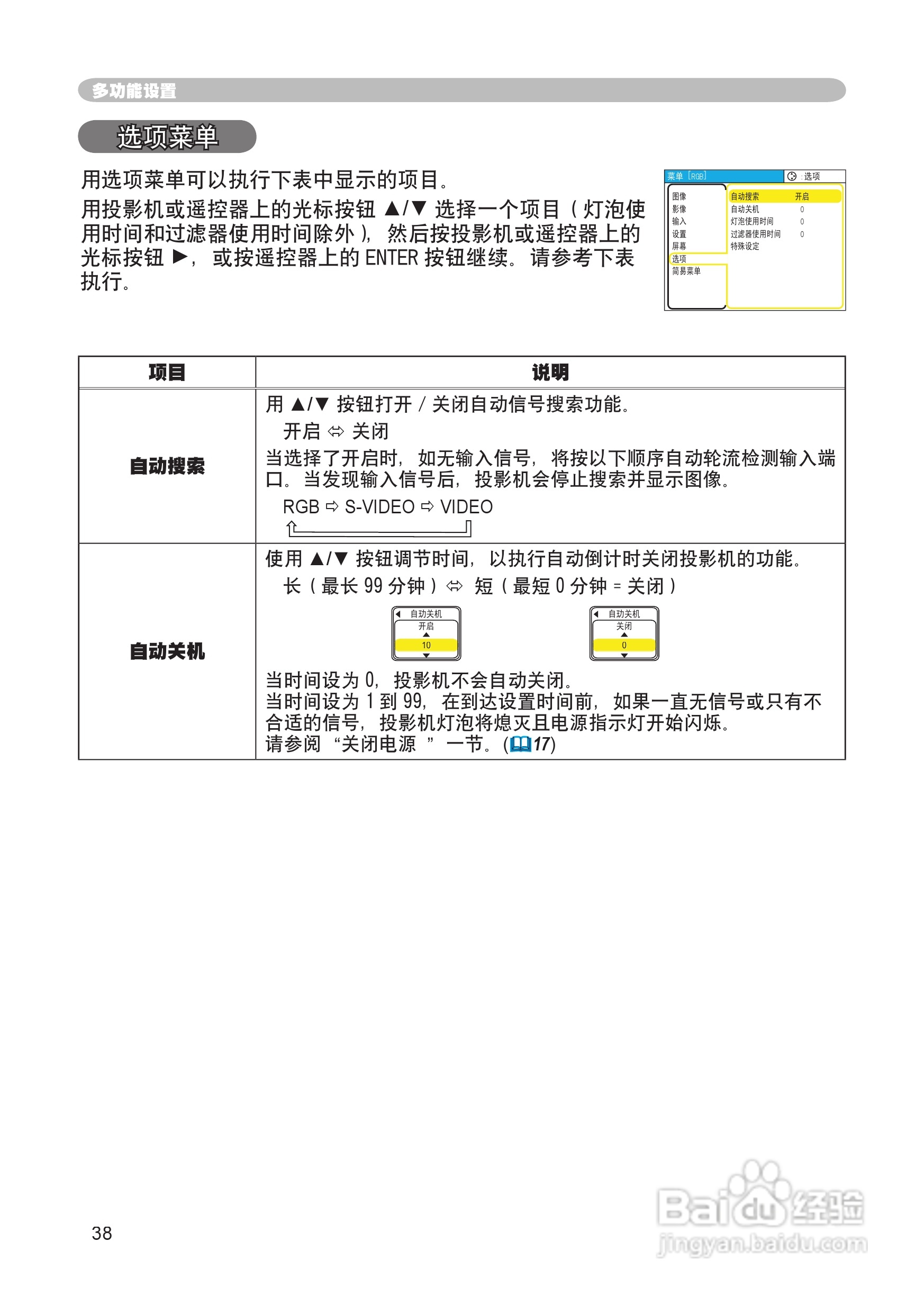 日立CP-RX60投影机使用说明书:[4]