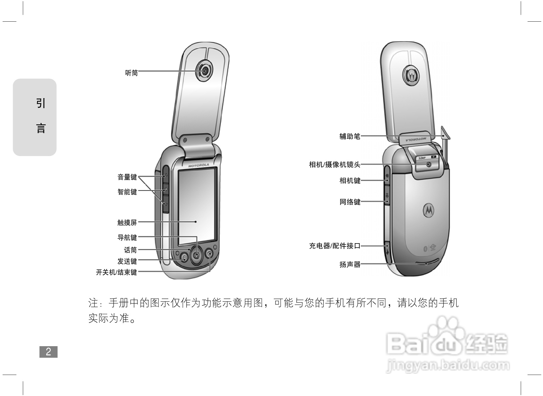 摩托罗拉A1800c手机使用说明书:[1]
