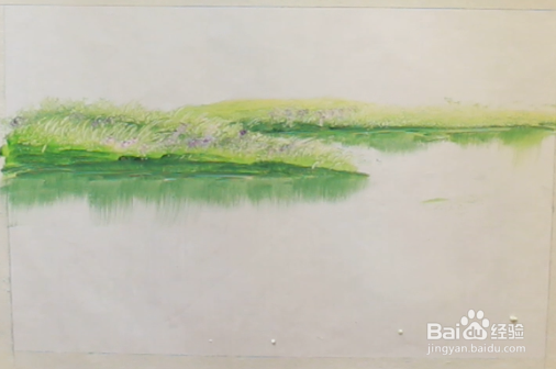 刀画教程——春天草坪的绘画方法