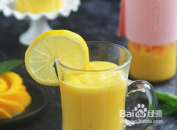 喝不够的顺滑芒果奶昔