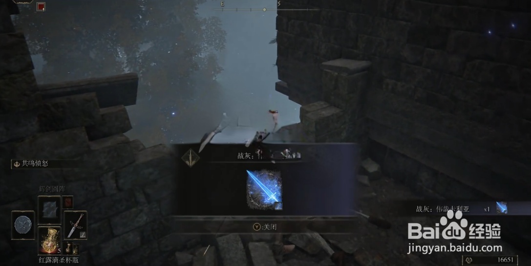 《艾尔登法环》伟哉卡利亚战灰在哪？