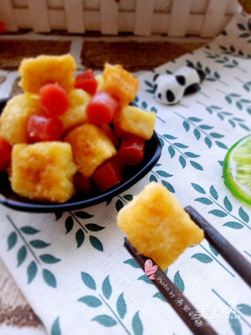 蛋香馒头丁的做法