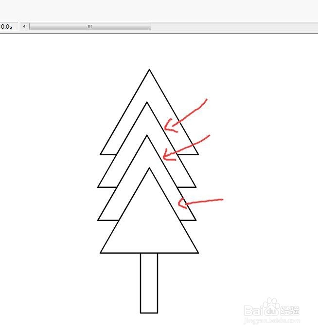如何用Flash绘制一棵松树教程