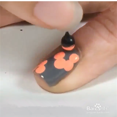 萌萌哒 卡哇伊花朵图案美甲