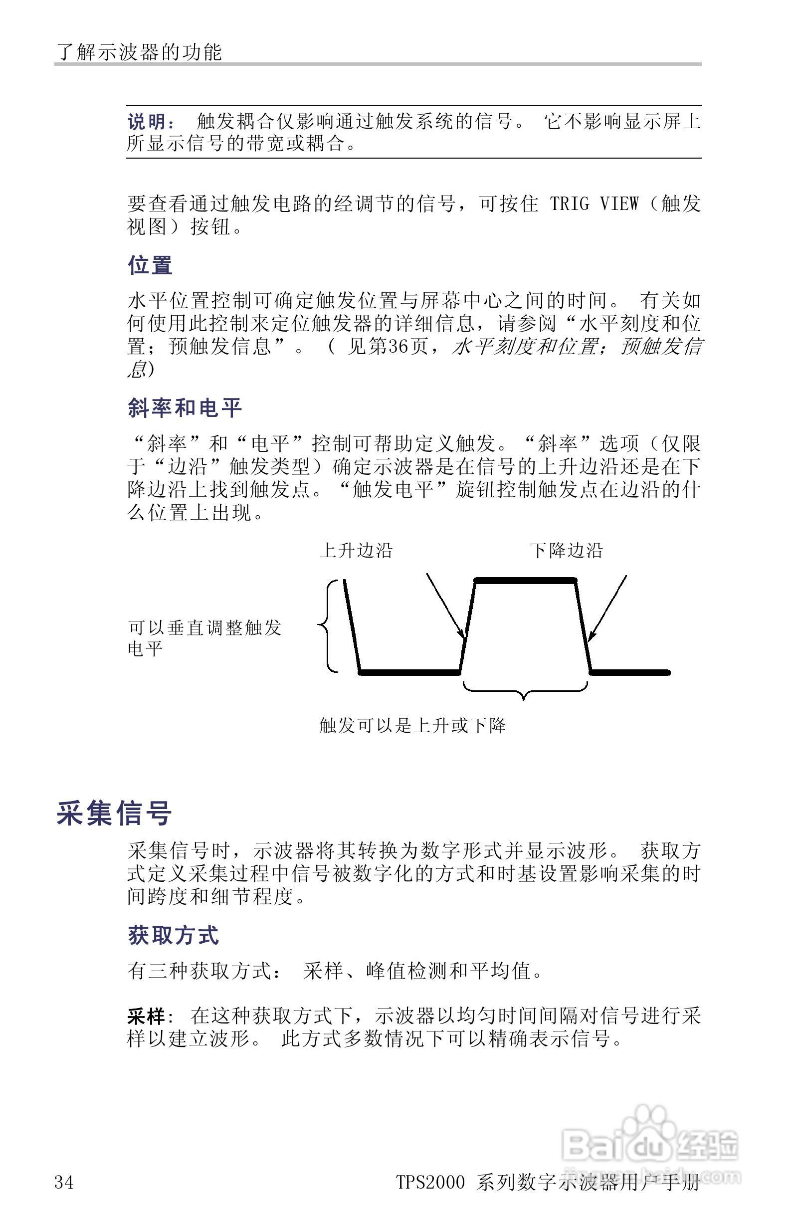 泰克TPS2024数字存储示波器用户手册:[6]