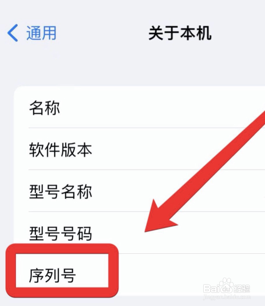 iPhone手机在哪查询序列号