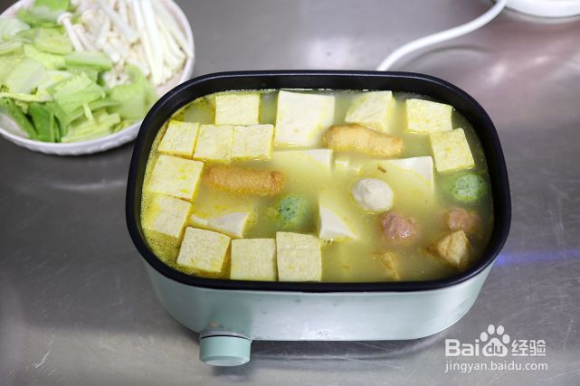 金汤白菜豆腐鱼丸的制作方法