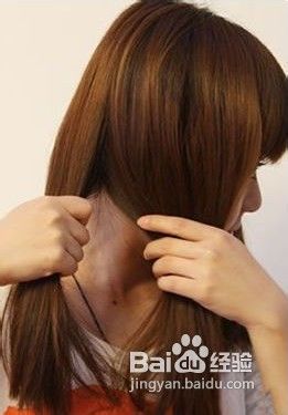 DIY内扣大梨花编发