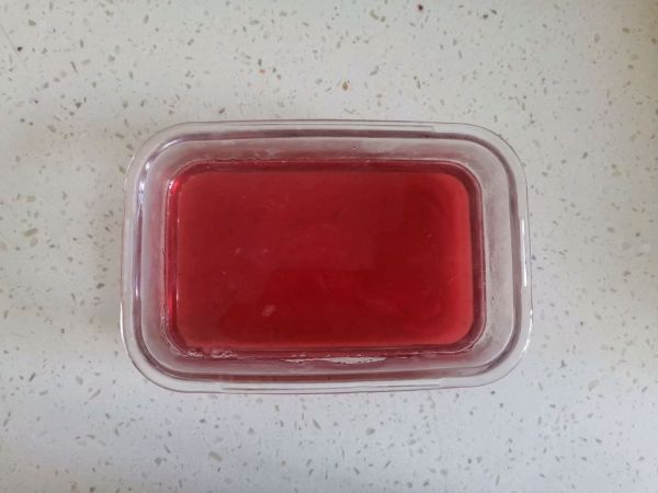 蔓越莓果冻冰饮