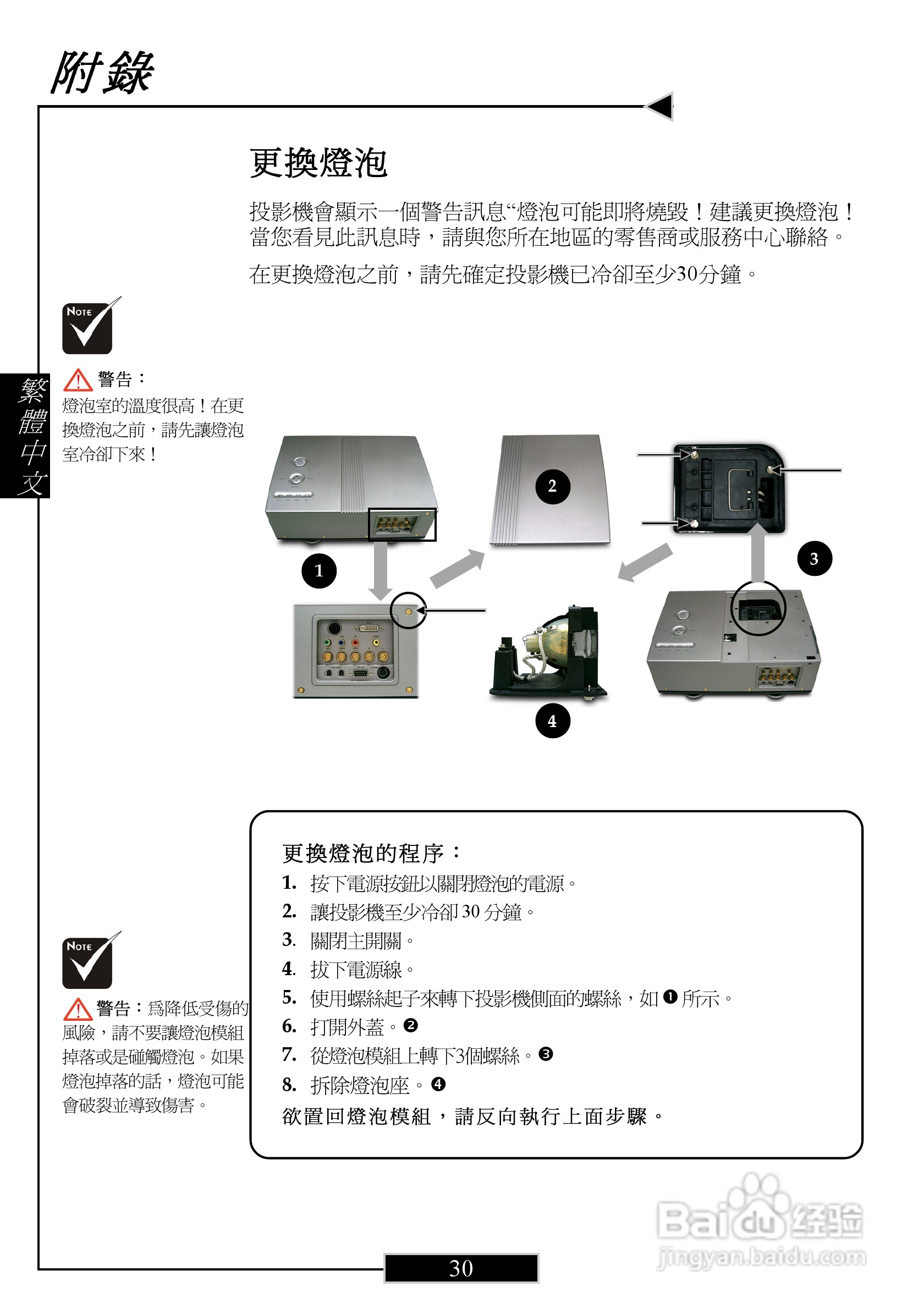 奥图码 H77投影机说明书:[3]