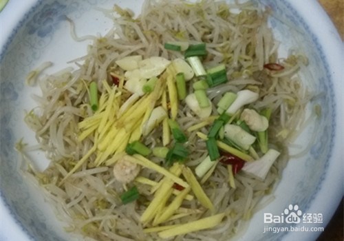 凉拌绿豆芽家庭做法