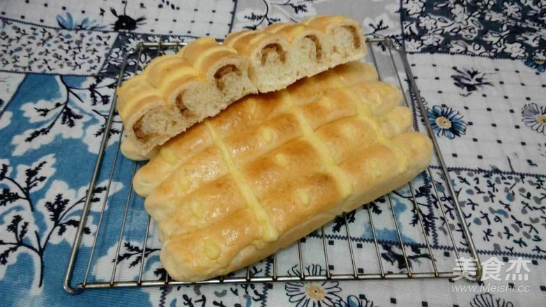 肉松排包的做法