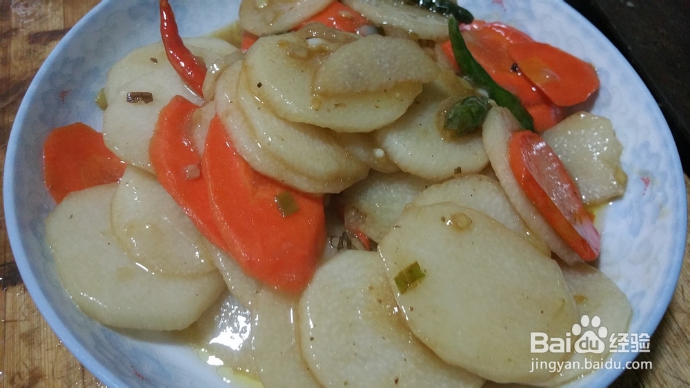 简单有营养的小菜——醋溜山药