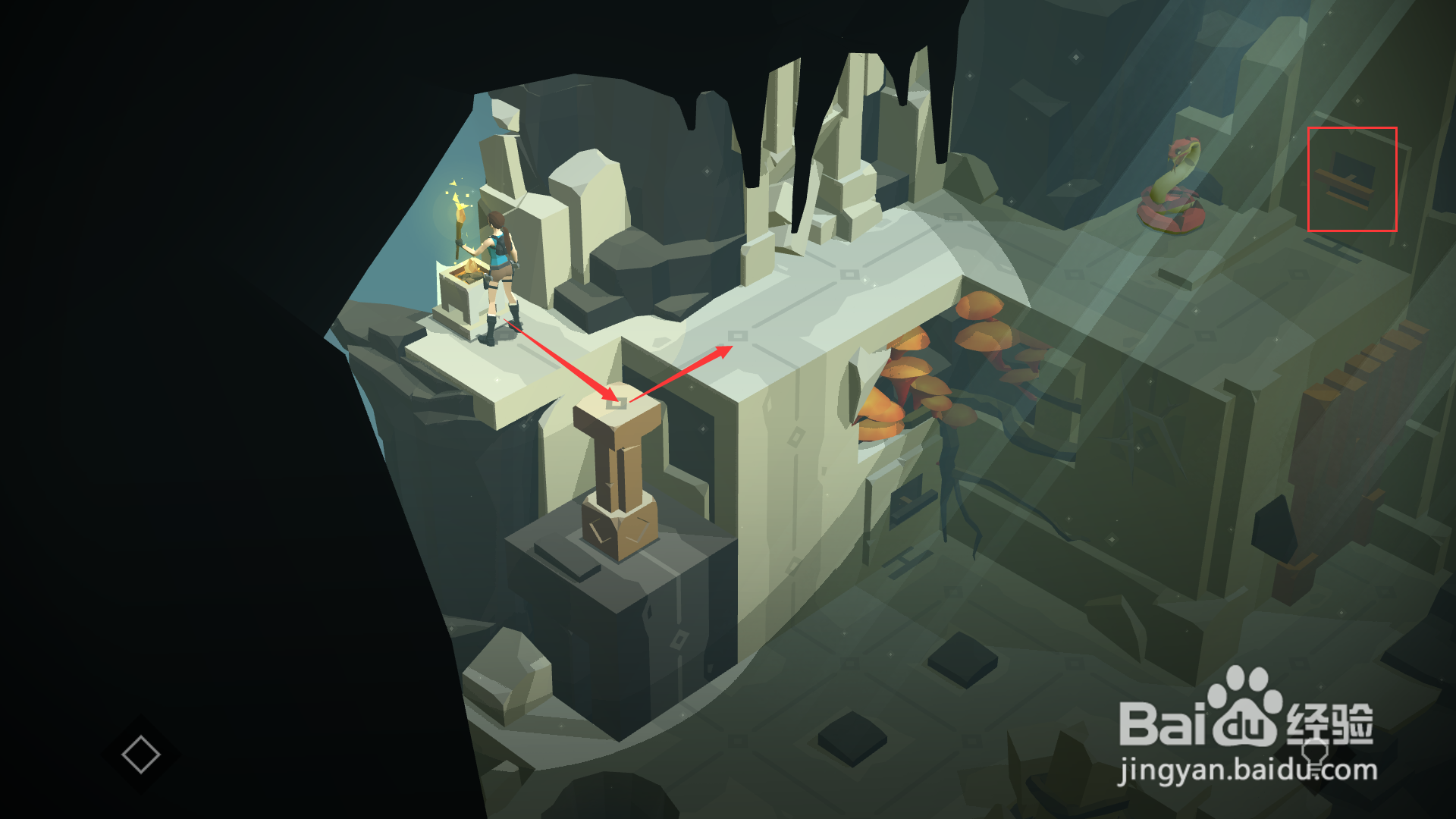 古墓丽影传说迷踪第五章第1紧闭之门关攻略