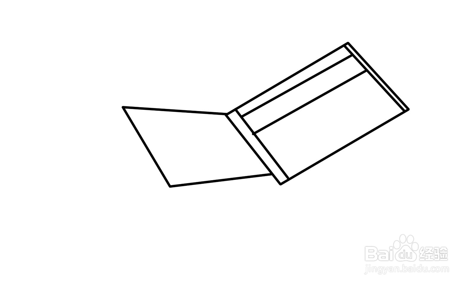 简笔画钱包怎么画？