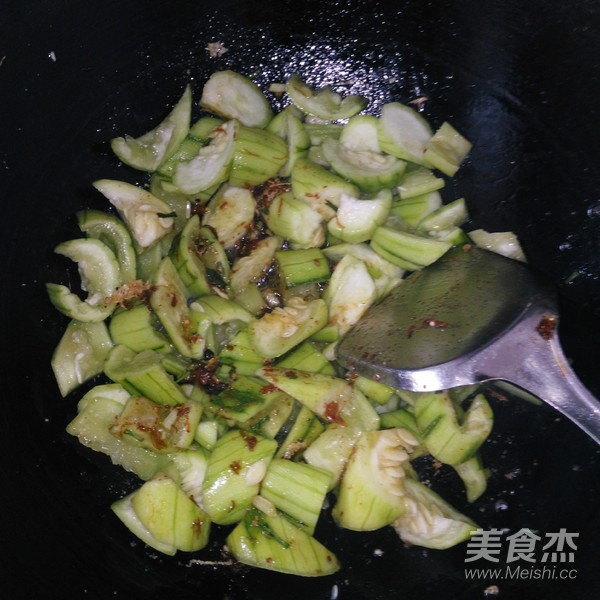 XO酱豆干炒丝瓜