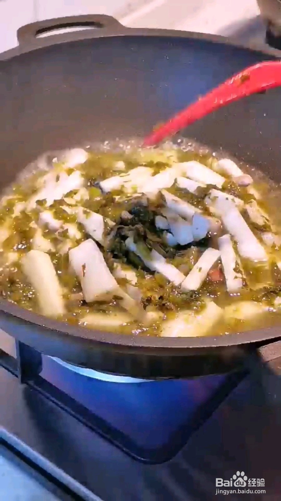 雪菜肉丝炒年糕，好吃