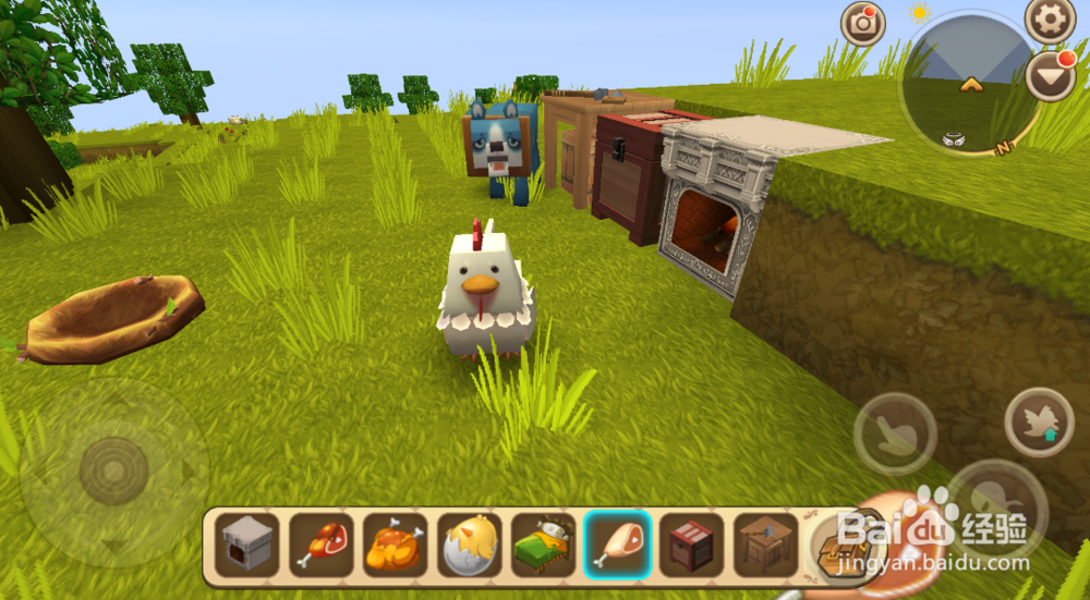 迷你世界怎么制作烤全鸡 制作烤全鸡的方法