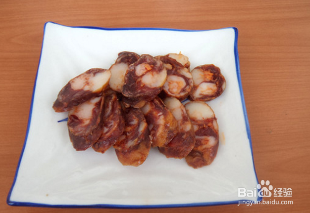 腊肠炒油菜怎么制做