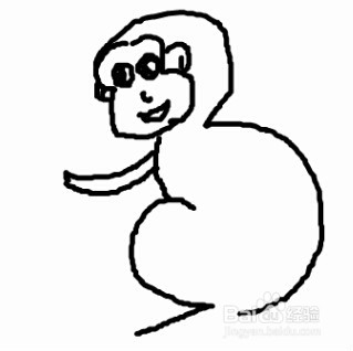 如何一分钟3变小猴子(儿童数字创意画)