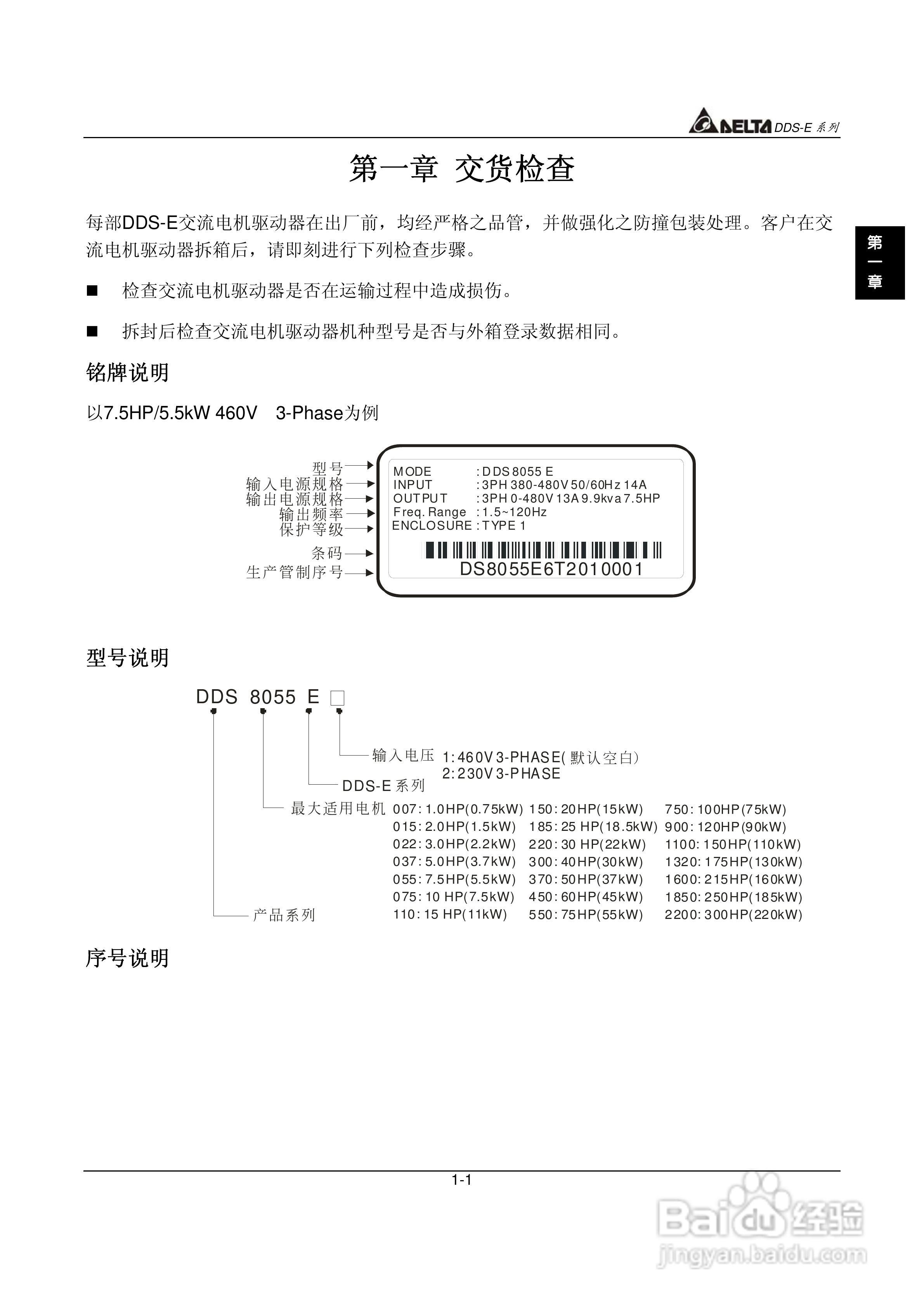 DDS-E专用型交流电机驱动器使用手册:[1]