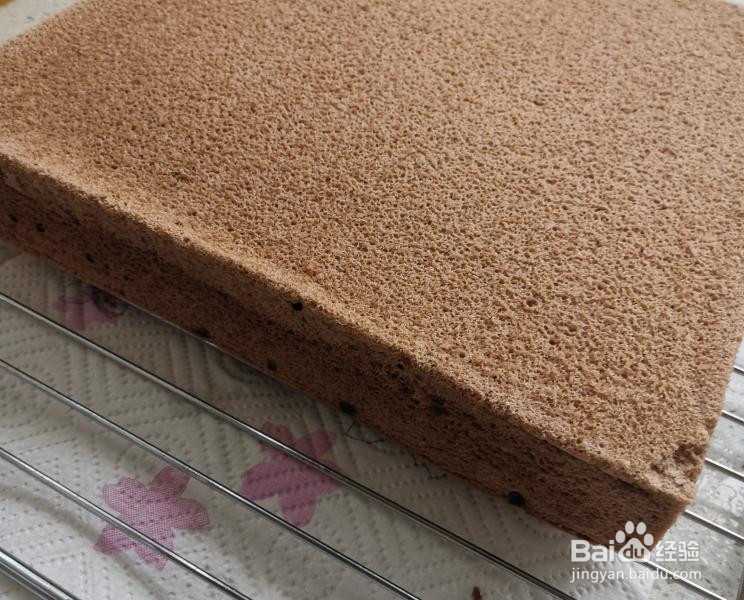 巧克力古早蛋糕的做法