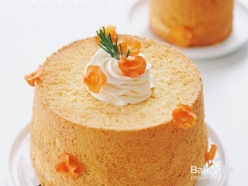 胡萝卜戚风蛋糕的做法