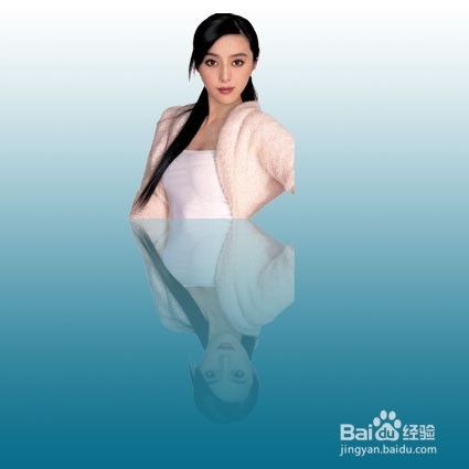 PS怎么制作倒影