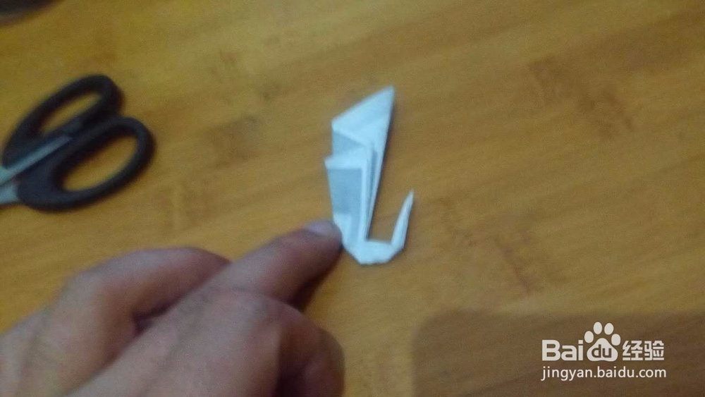 亲子手工孔雀的简易折法详细图解步骤