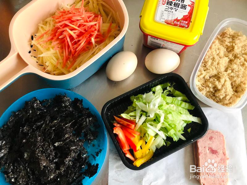 复刻江湾路美食凉盆拌饭的做法