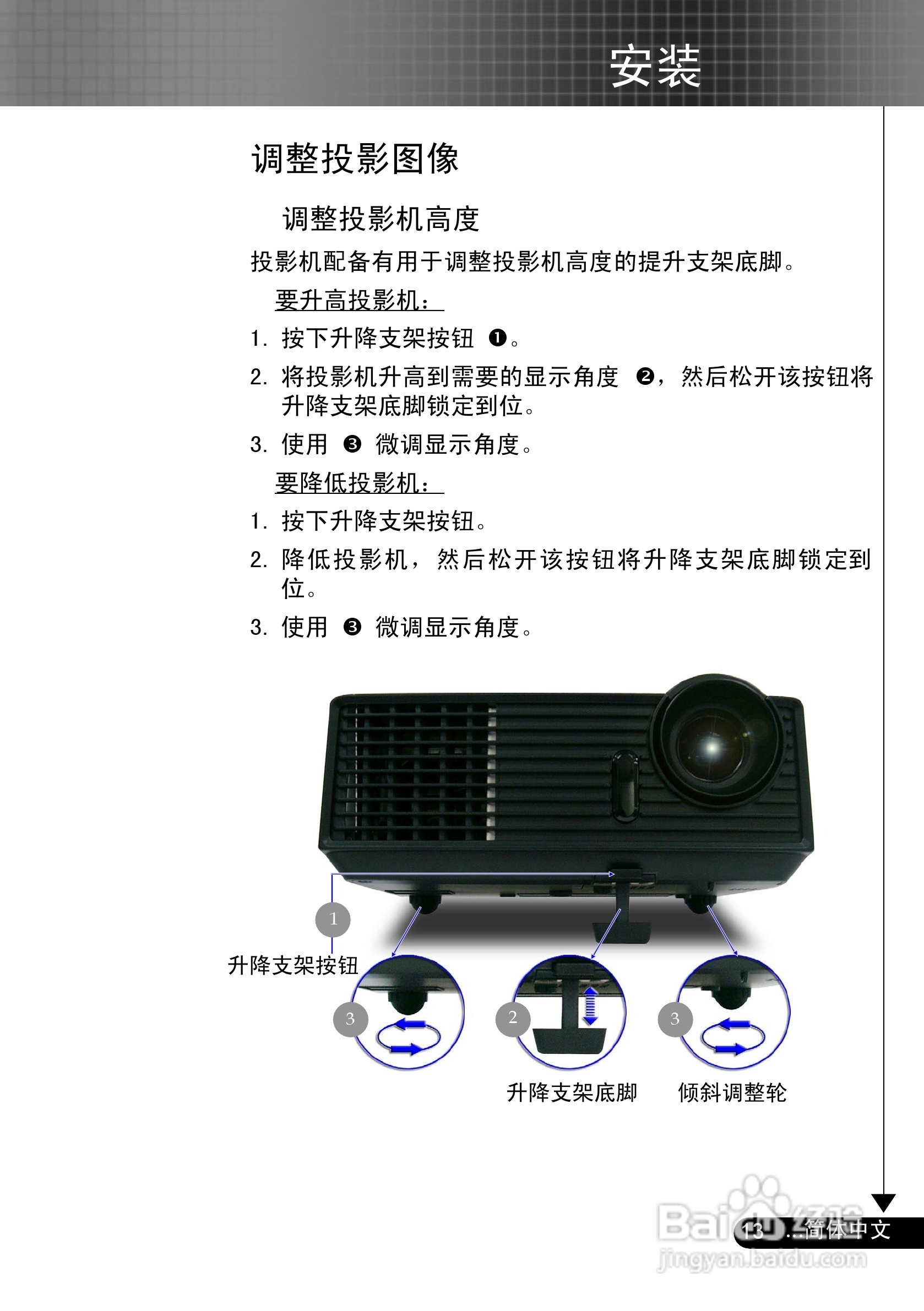 奥图玛投影机EP716P型说明书:[2]
